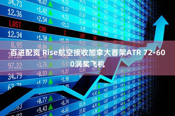 百进配资 Rise航空接收加拿大首架ATR 72-600涡桨飞机